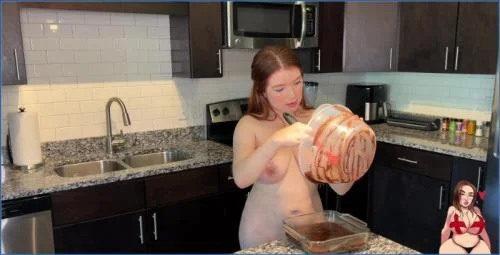 GingerCris Gets Dirty Making Shit Brownies on Cooking with Cris