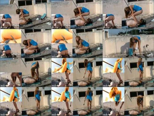 To much Shit on the Roof Part 5 Merica starring Denise Femdom Scat