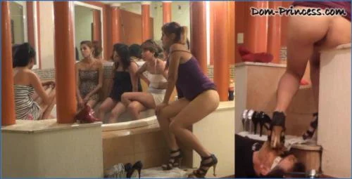 Marie and Denise Star in The Jacuzzi Toilet Man Part 5 Scat Femdom