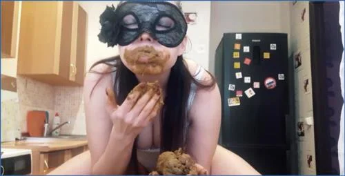 Scatlina Delivers Hardcore Scat Action- Eat Shit on the Table