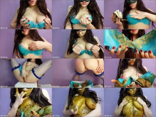 Anna Coprofield Solo Scat - Shitty Hair, Shitty Tits