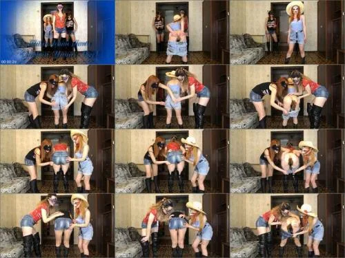 Shit In Denim Shorts - ModelNatalya94 Lesbian Scat