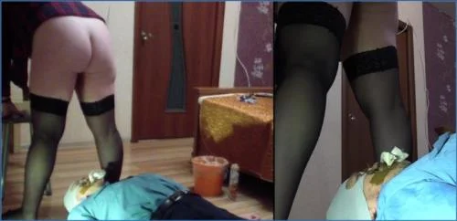 Milana Smelly in Hardcore Farting and Piss Drinking with Facesitting