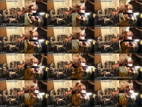 Buttholes over 1 Toilet face Part 2 starring Stupid Slaves Femdom Scat