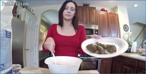Jessica Valentino Hardcore Shitting and Smearing in PooAlexa's Baking Banana Muffins