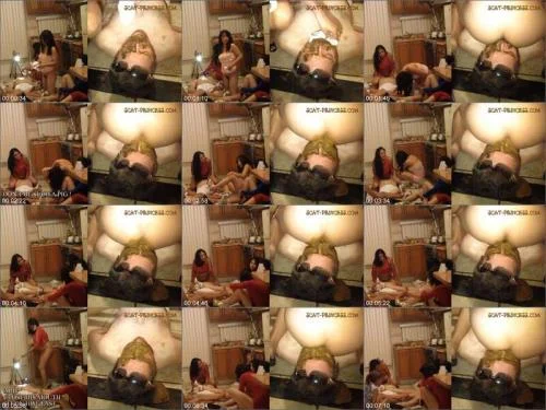 Toilet Man Abuse in the Kitchen Part 6 starring Sofia Femdom Scat