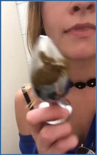 LilbuttLex in Real Ass to Mouth Action- Licking My Butt Plug Clean 5