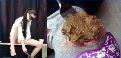 MilanaSmelly's Hardcore Domination: Christina Eats Shit with Her Eyes Closed