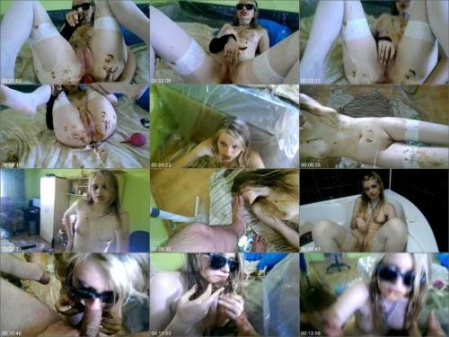 Mad Scat Girl Part 2 starring Astra Celestial Lesbian Scat