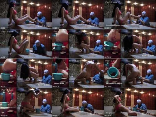 Bar for the toilet slave starring Milana Smelly Shit Eating