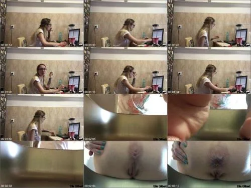 Josslyn Kane Solo Scat - Small Kitchen Sink Poop