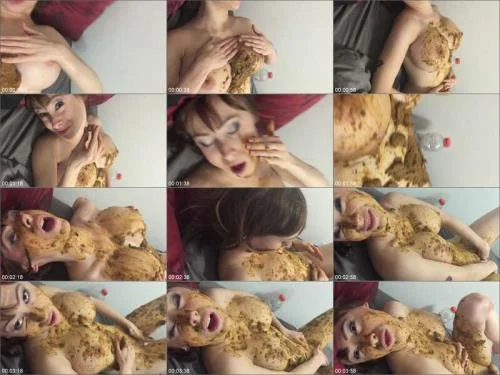 Playing with my boyfriends GIANT poop starring Jessica Stinky Scat