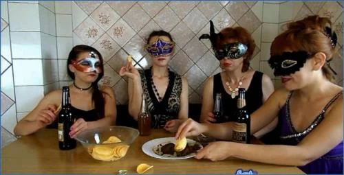 Morning Breakfast Lesbian Scat Orgy with ModelNatalya94