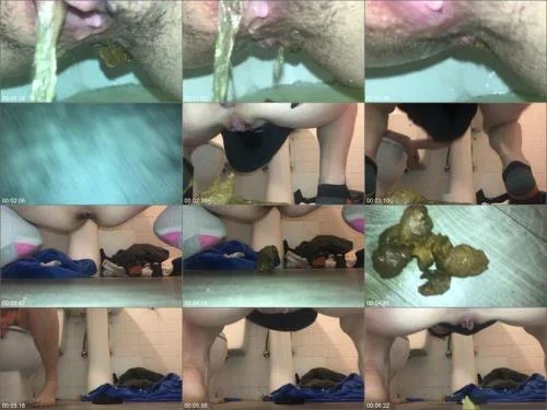 Missellie Toilet Slave - different-positions-of-poo-on-floor