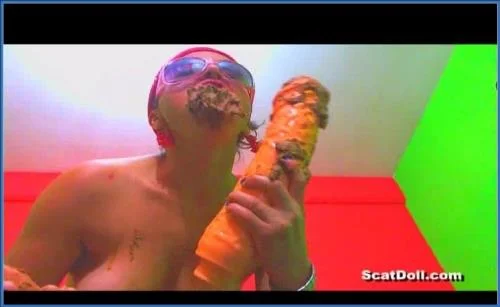 Doll's Golden Shower and Shit-Filled Dildo Orgy - Extreme Scat Action