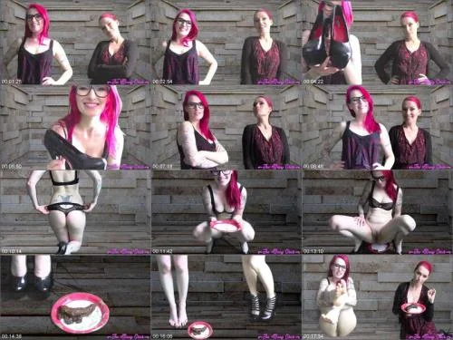 Double Humiliation - Messy Chick Enema Scat