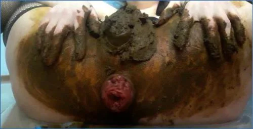 Scatlina Defecates Massive Prolapse and Dildo Shits in Depraved Solo