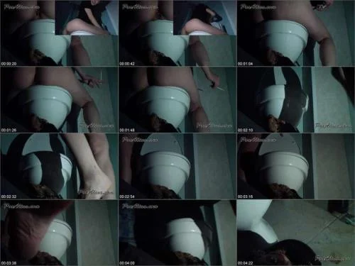 Dirty Alina Pooping in Mouth starring PooAlina Shit Eating