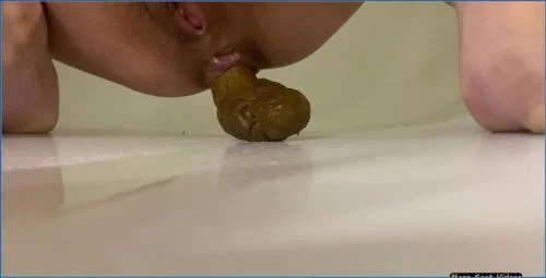 Veronika's Enema-Induced Diarrhea and Dildo Solo - Extreme Scat Porn