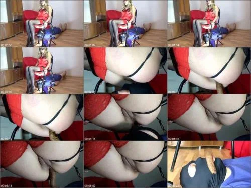 Adelina Frau - big tasty shit - Femdom Scat Porn