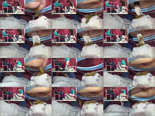 Do a foot massage and eat our shit! starring Milana Smelly Shit Eating