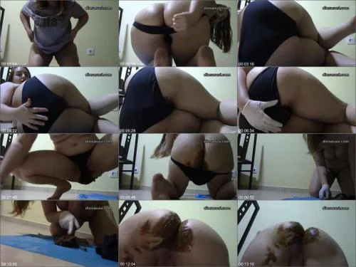 Diosa Susi Piss Scat - Pooping in black panty