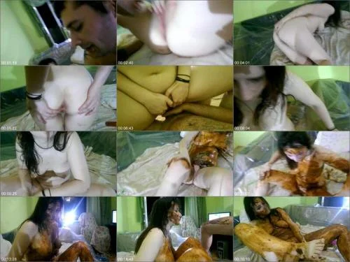 Margareth’s Super Hot First Scat - Astra Celestial Lesbian Scat