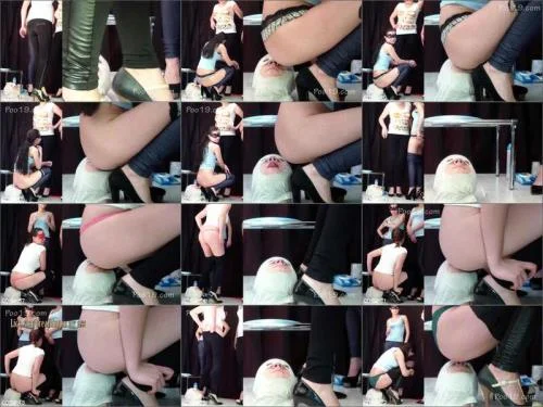 Shit Eating with Milana Smelly - Best toilet service for girls Part 1