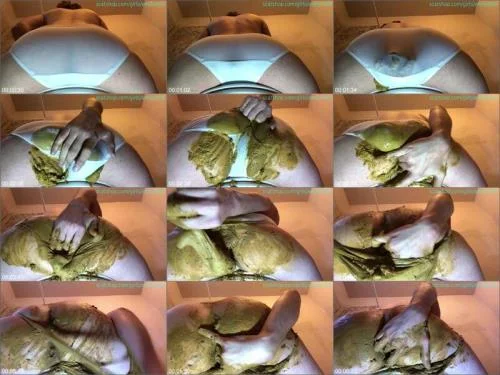 Scat Smear with Emily Milk - Fun Panty Poop for My First Video!