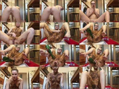Extreme Body And Face Smearing - Ella Gilbert Solo Scat