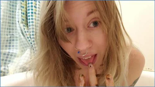 xxecstacy Defecates on the Toilet with a Dildo - Dirty Anal Teen
