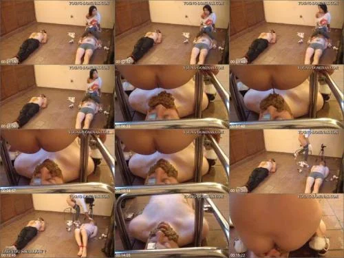 Double Slave Part 5 SC HD [Gissele] - Stupid Slaves Femdom Scat