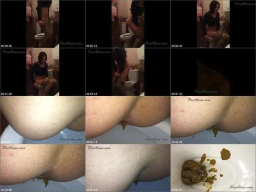 Shit Eating with PooAlina - Alina crap in the morning with diarrhea