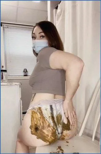 KnkyKttn97 Defecates Heavily with Big Toys and Panty Poop
