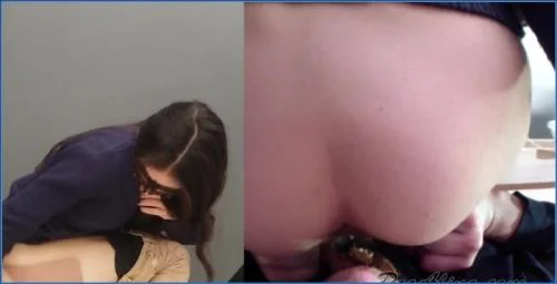 PooAlina Poops in Mouth with Secretions and Pukes - Extreme Scat