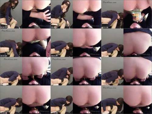 Alina pooping in mouth with secretions starring PooAlina Shit Eating