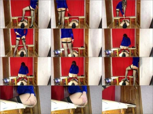 Femdom Scat with Scat Desire - Alexandra Poo - Filling the Mouth with