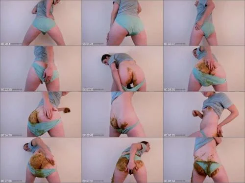 Huge Panty Poo Smear and Taste! - Emily Milk Scat Smear