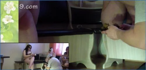 Milana Smelly Pukes and Drains Her Urine in Bizarre Scat Fetish Porn