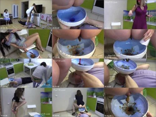 The girls liked this feeding tool - MilanaSmelly Shit Eating