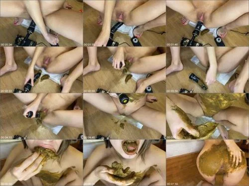 Shit from the Fucking Machine to Chew - Veronika Piss Scat