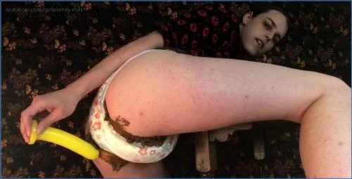 Emily Milk Defecates, Smears, and Eats Kaviar in Solo Scat Action