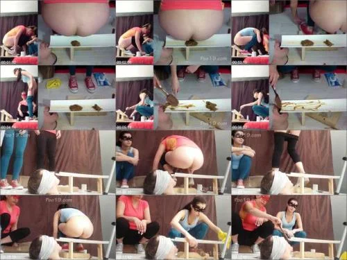 Shit Eating with Milana Smelly - Double diarrhea
