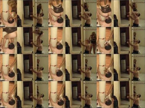 Denise Femdom Scat - The Slave climing Poop Part 3
