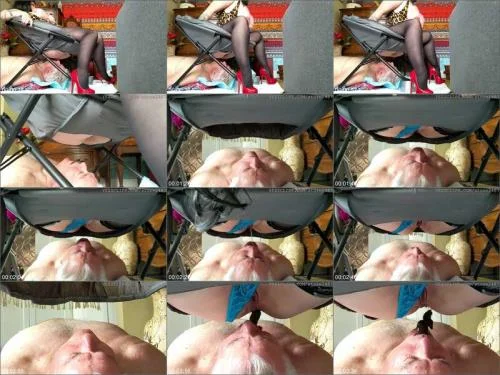 Piggy Poo Chair starring Bastienne Femdom Scat