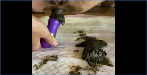 Veronika's Enema-Induced Solo Scat Romp with Fisting and Vomit
