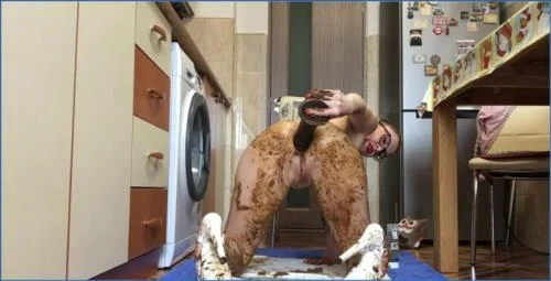 Ella Gilbert Fists Her Way Through Extreme Toilet Defecation