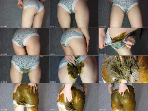 Anna Coprofield - Panty Poop Solo Scat