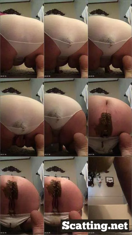 Solo Scat with Allura - Cute Big Booty Panty Poop