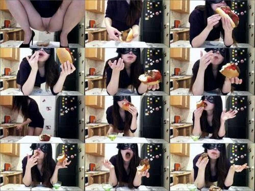 Scat Hot Dog Swallow By Top Scat Girl Lina starring Dirty Betty Anal